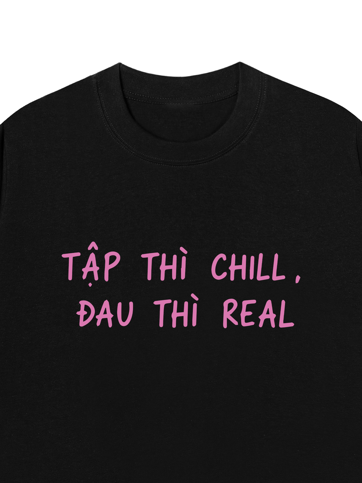 Áo Thun Relaxed Fit Tập Chill Đau Real