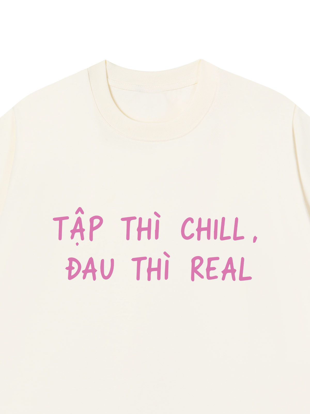 Áo Thun Relaxed Fit Tập Chill Đau Real