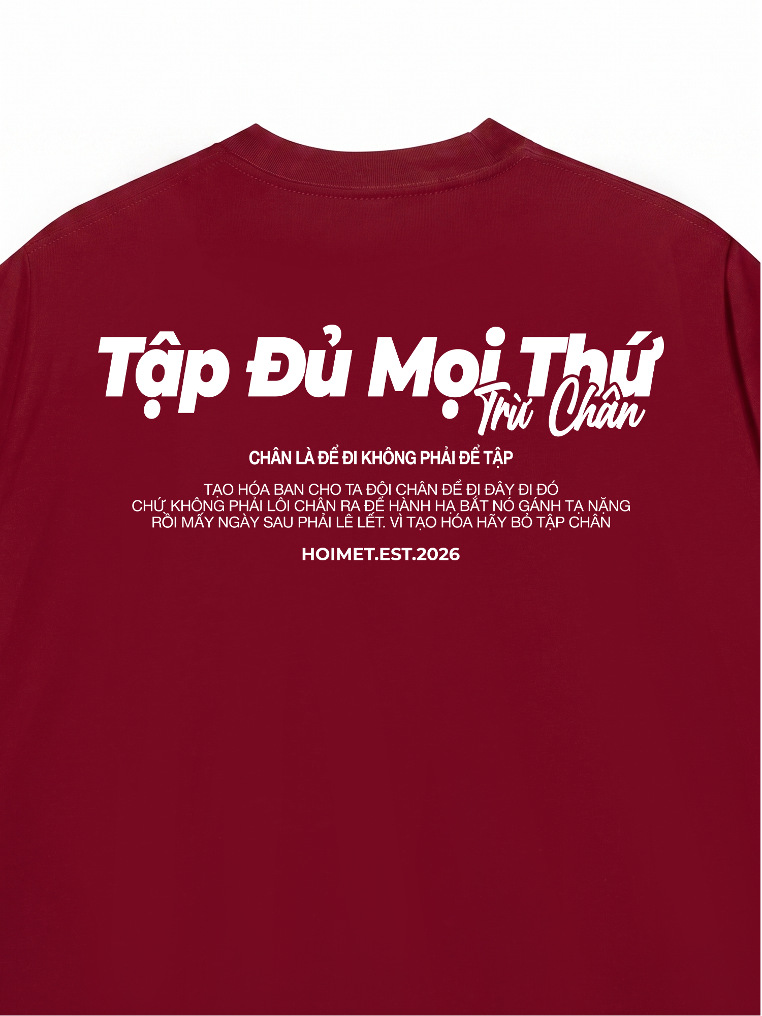 Áo Thun Relaxed Fit Tập Đủ Mọi Thứ