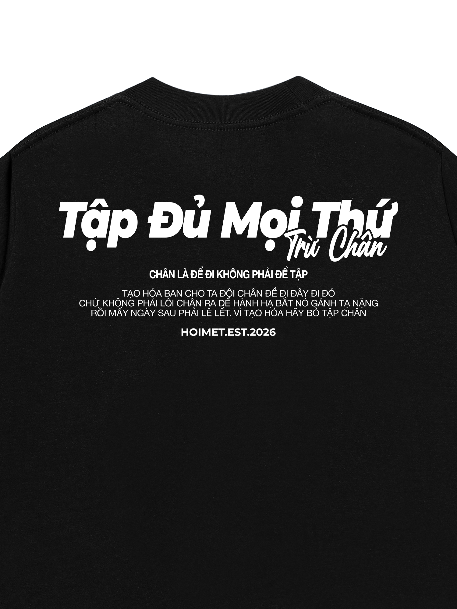 Áo Thun Relaxed Fit Tập Đủ Mọi Thứ