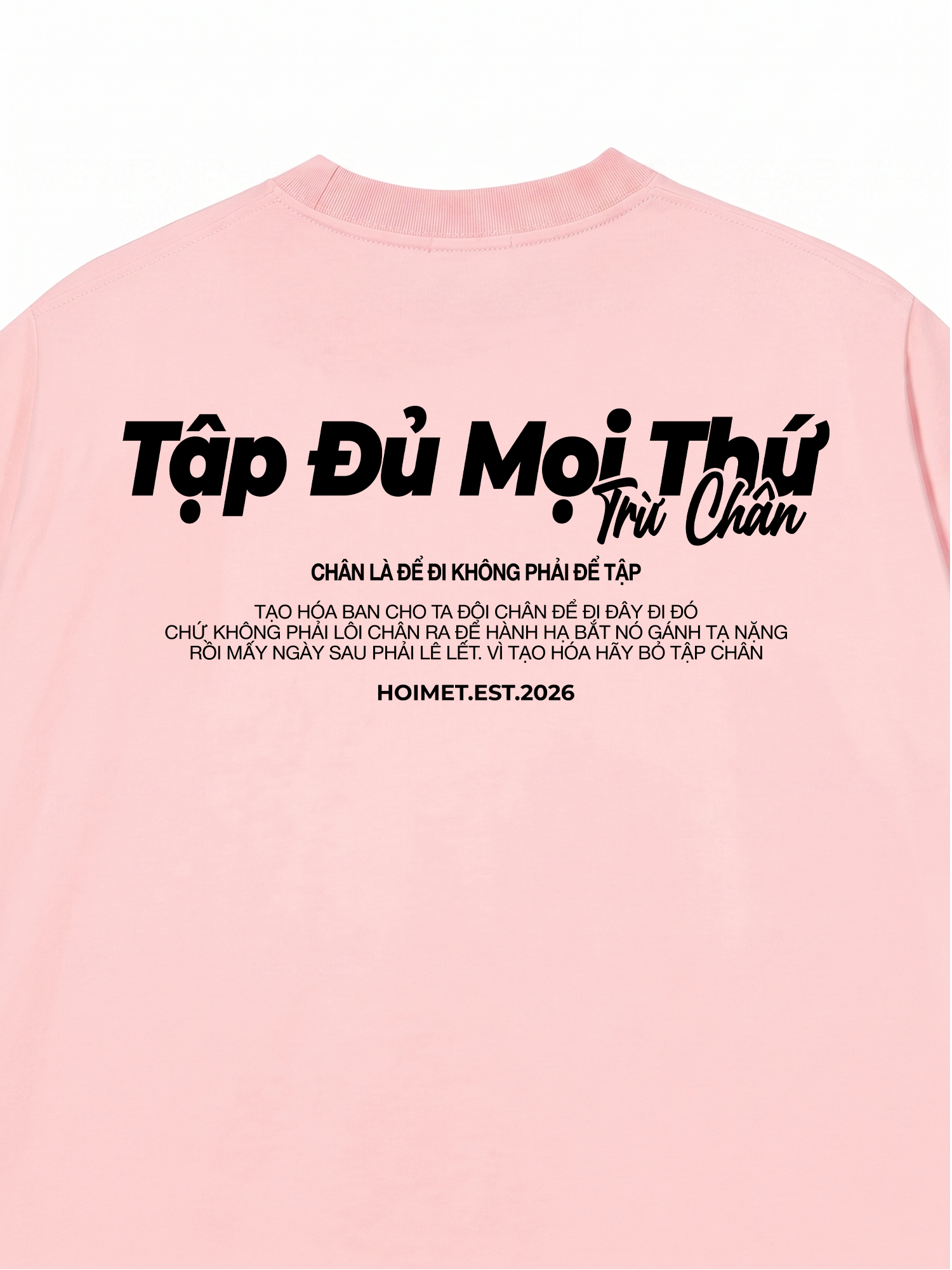 Áo Thun Relaxed Fit Tập Đủ Mọi Thứ