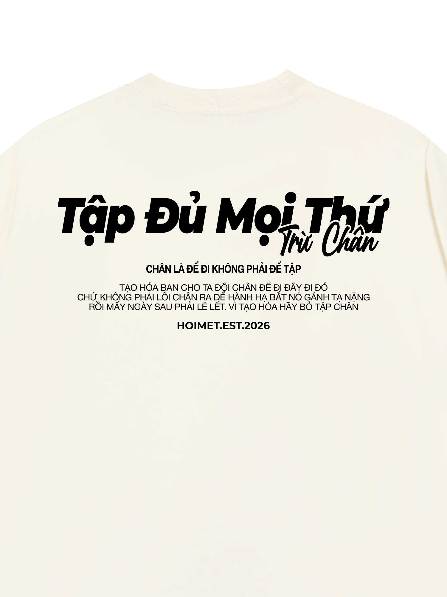 Áo Thun Relaxed Fit Tập Đủ Mọi Thứ