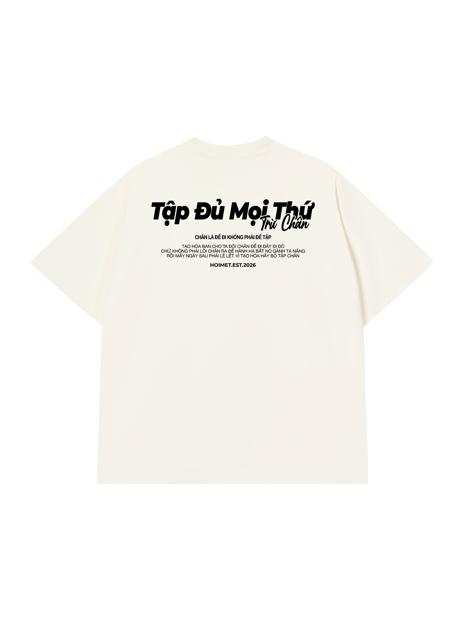 Áo Thun Relaxed Fit Tập Đủ Mọi Thứ