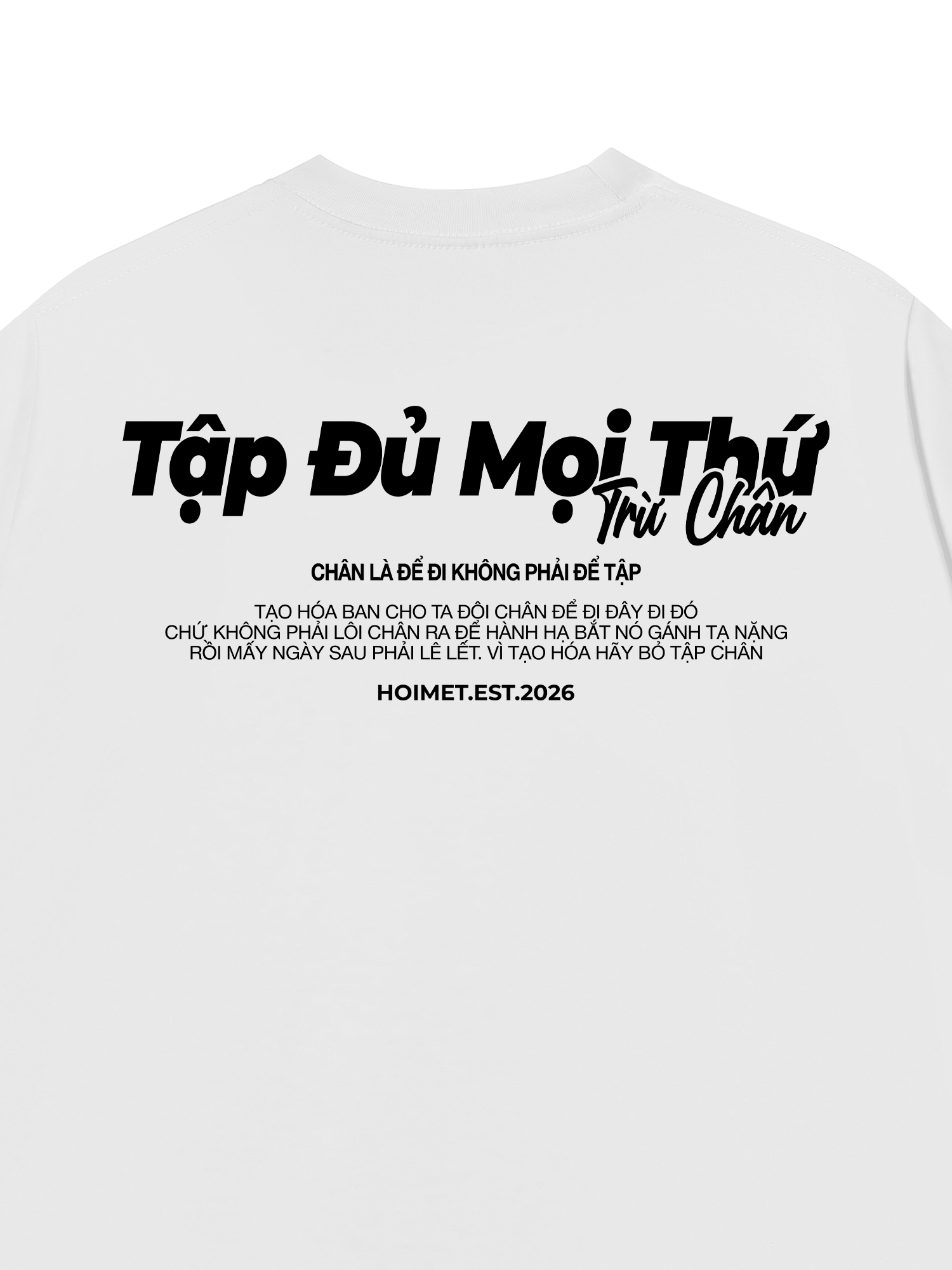 Áo Thun Relaxed Fit Tập Đủ Mọi Thứ