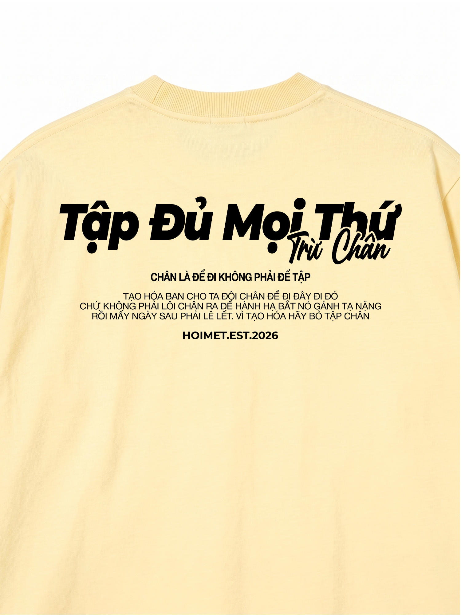 Áo Thun Relaxed Fit Tập Đủ Mọi Thứ