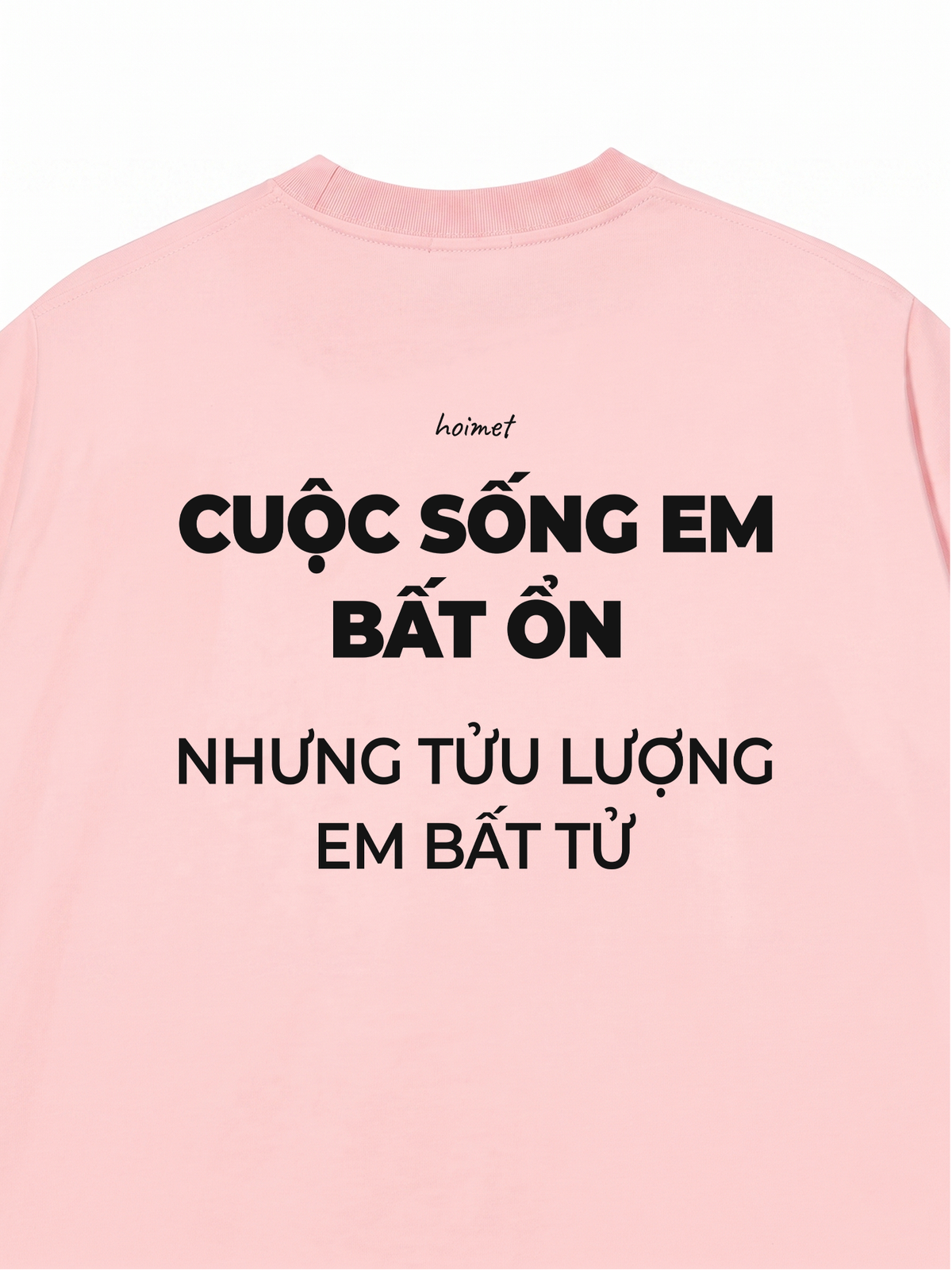Áo Thun Relaxed Fit Tửu Lượng Em Bất Tử