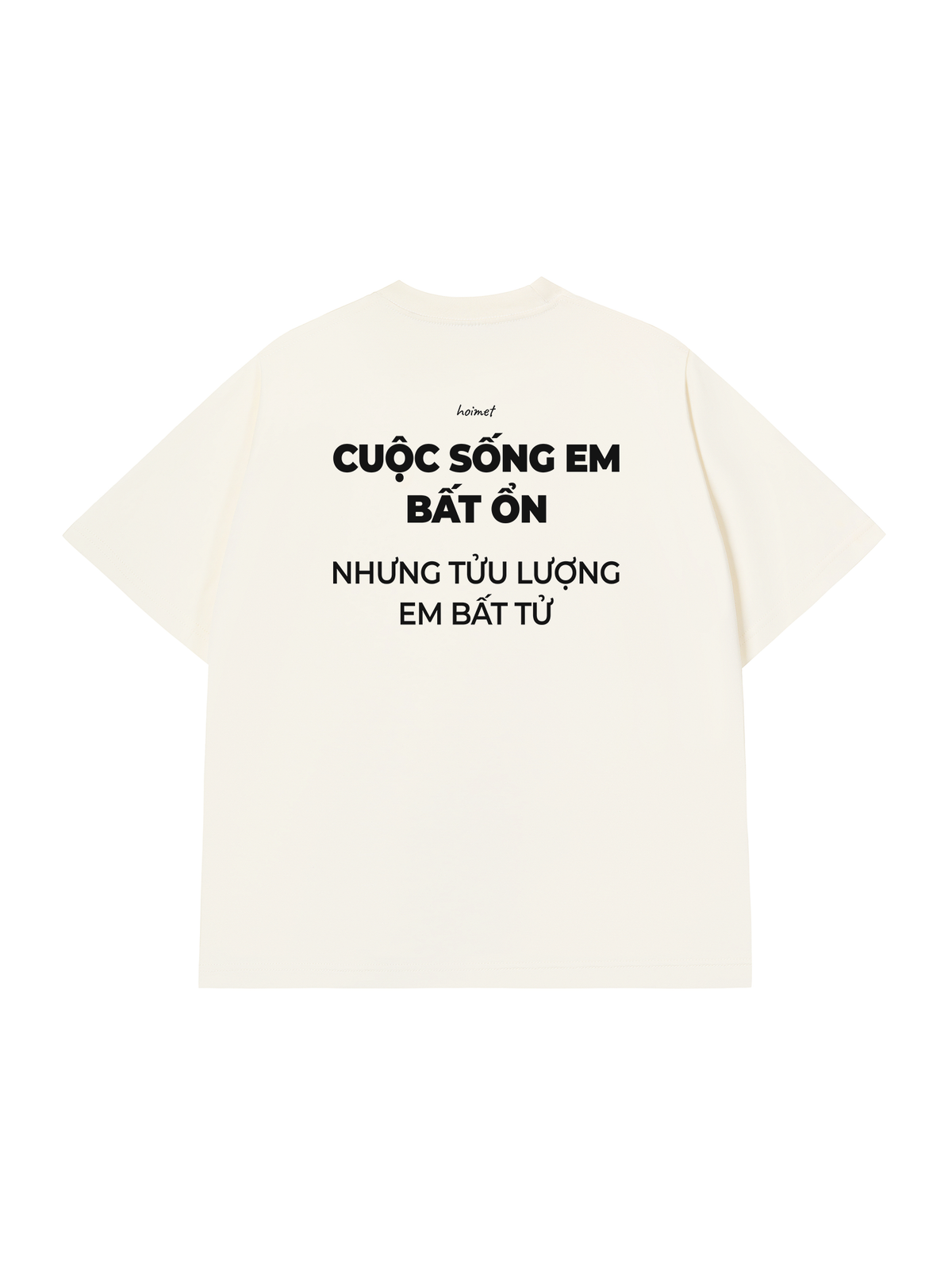 Áo Thun Relaxed Fit Tửu Lượng Em Bất Tử