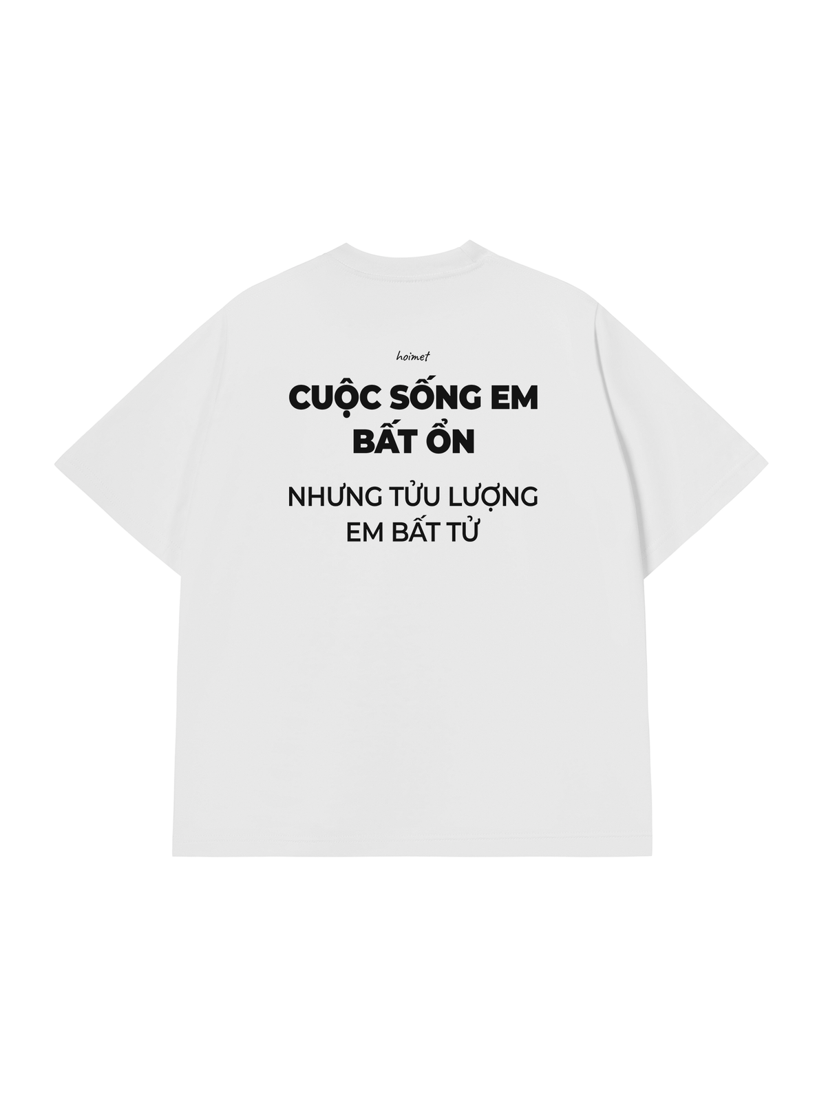 Áo Thun Relaxed Fit Tửu Lượng Em Bất Tử