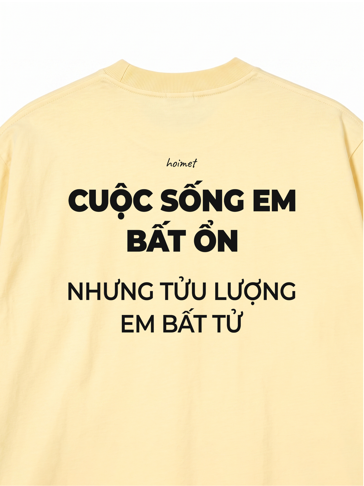 Áo Thun Relaxed Fit Tửu Lượng Em Bất Tử