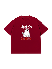 Áo Thun Relaxed Fit Tăng Ca