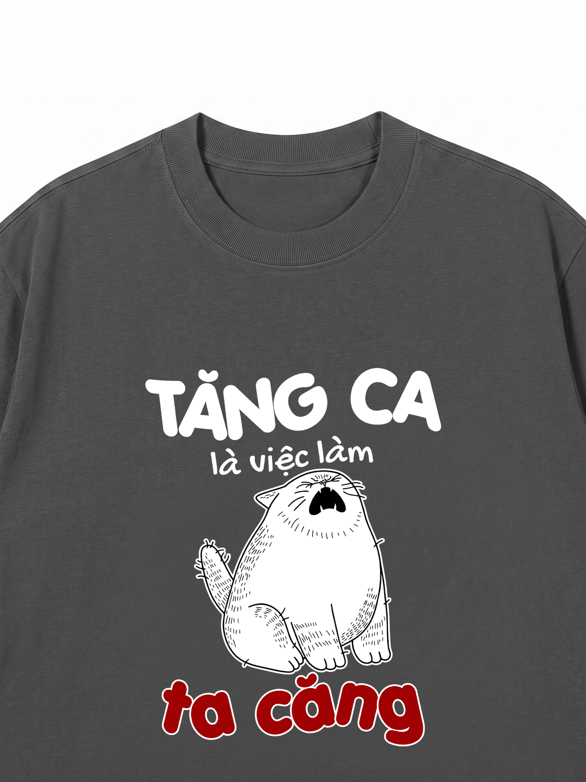 Áo Thun Relaxed Fit Tăng Ca