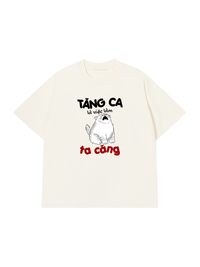 Áo Thun Relaxed Fit Tăng Ca