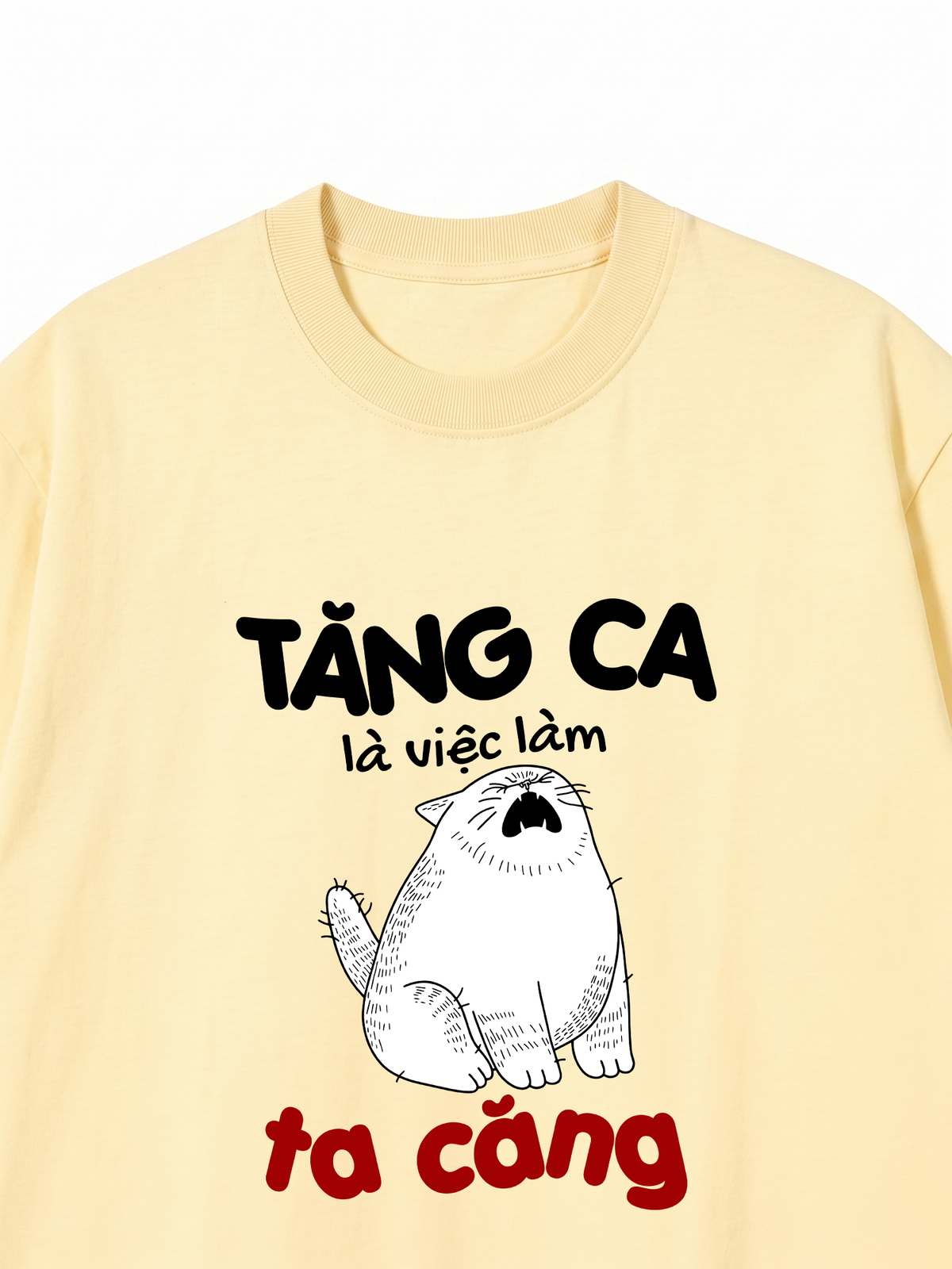 Áo Thun Relaxed Fit Tăng Ca