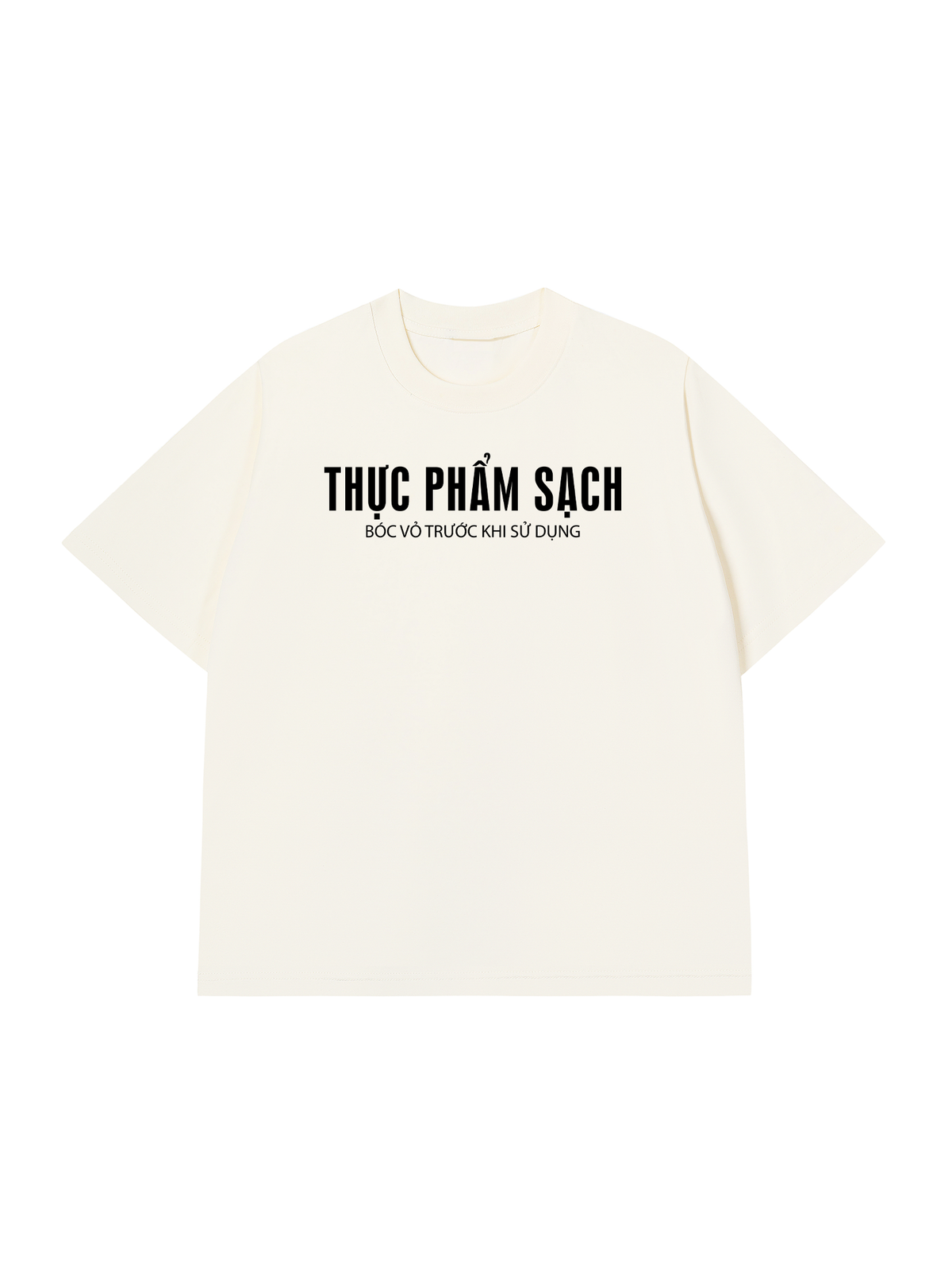 Áo Thun Relaxed Fit Thực Phẩm Sạch