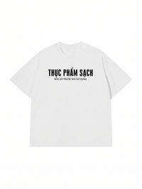 Áo Thun Relaxed Fit Thực Phẩm Sạch