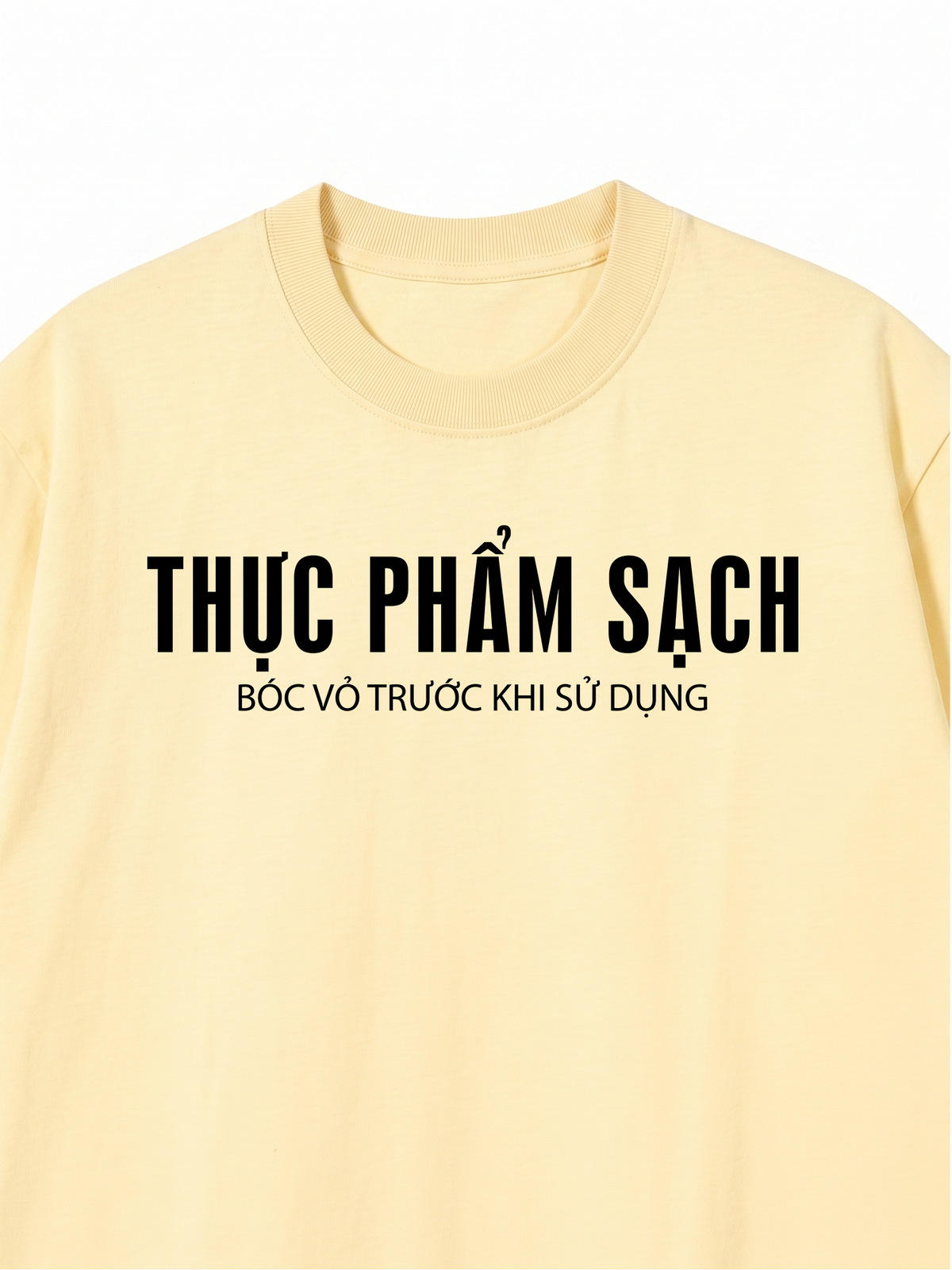Áo Thun Relaxed Fit Thực Phẩm Sạch