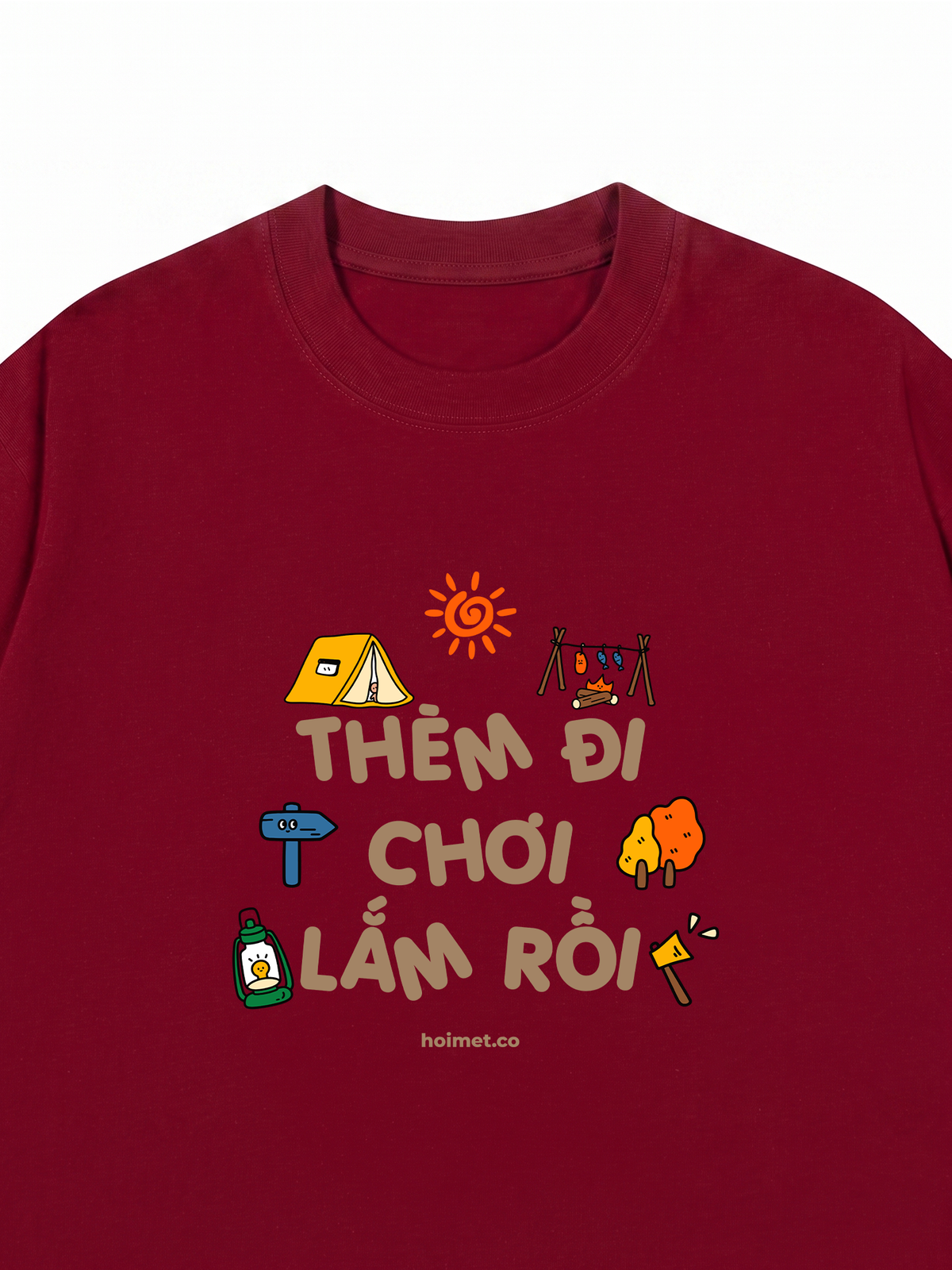 Áo Thun Relaxed Fit Đi Thèm Đi Chơi
