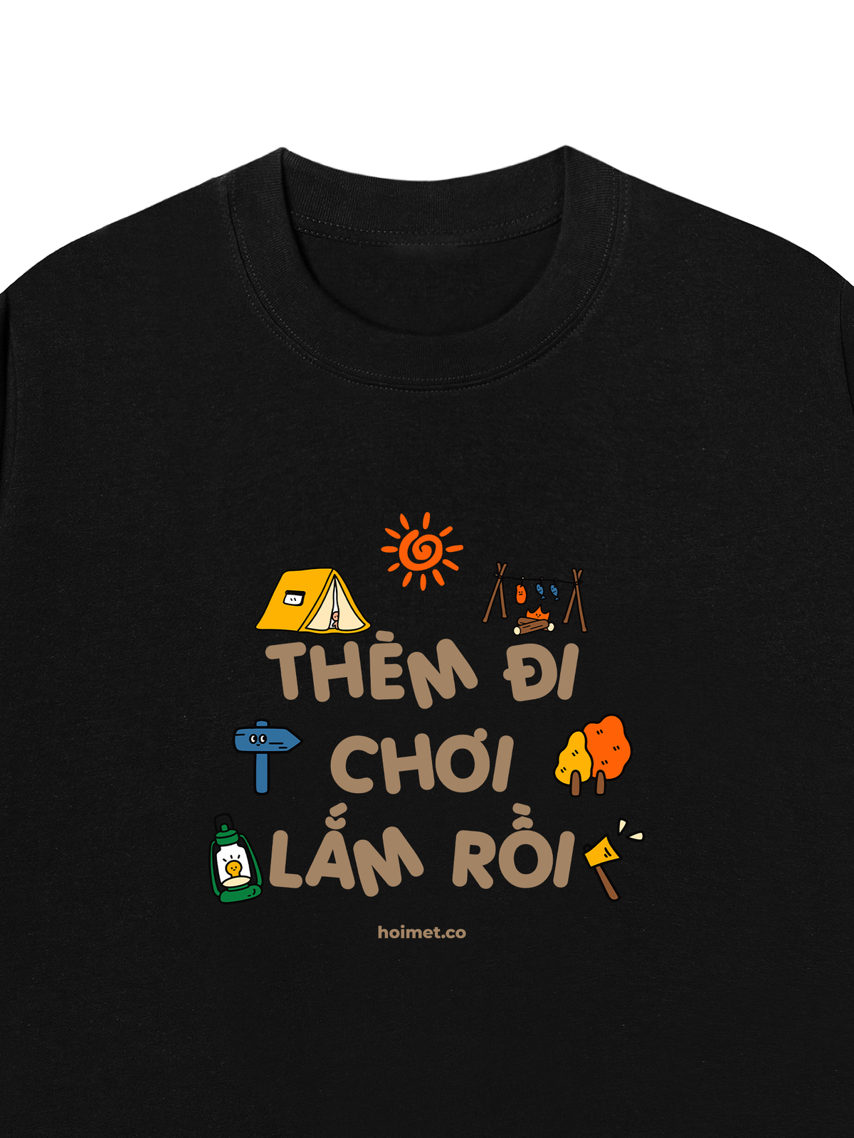 Áo Thun Relaxed Fit Đi Thèm Đi Chơi