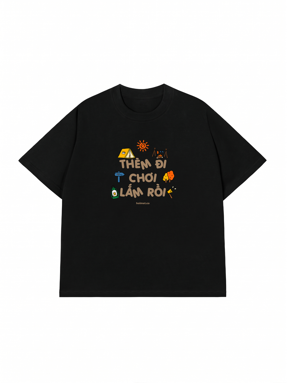 Áo Thun Relaxed Fit Đi Thèm Đi Chơi
