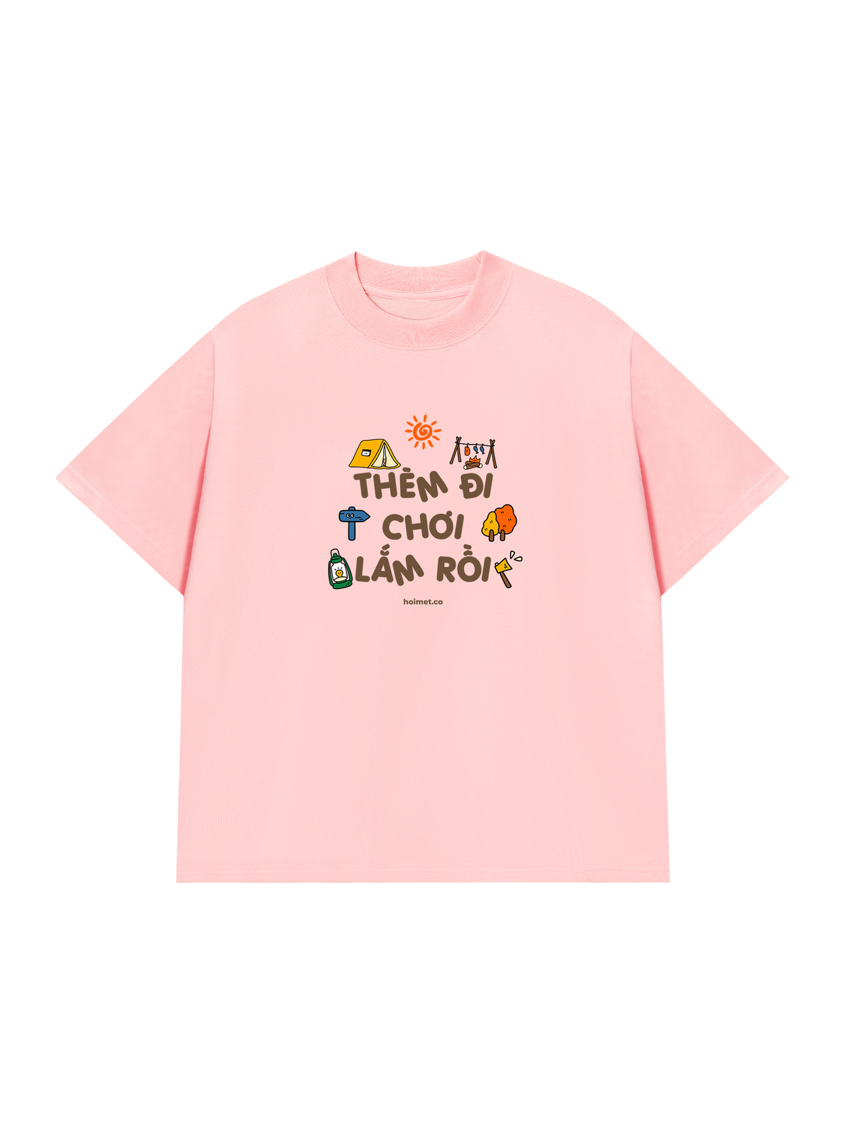 Áo Thun Relaxed Fit Đi Thèm Đi Chơi