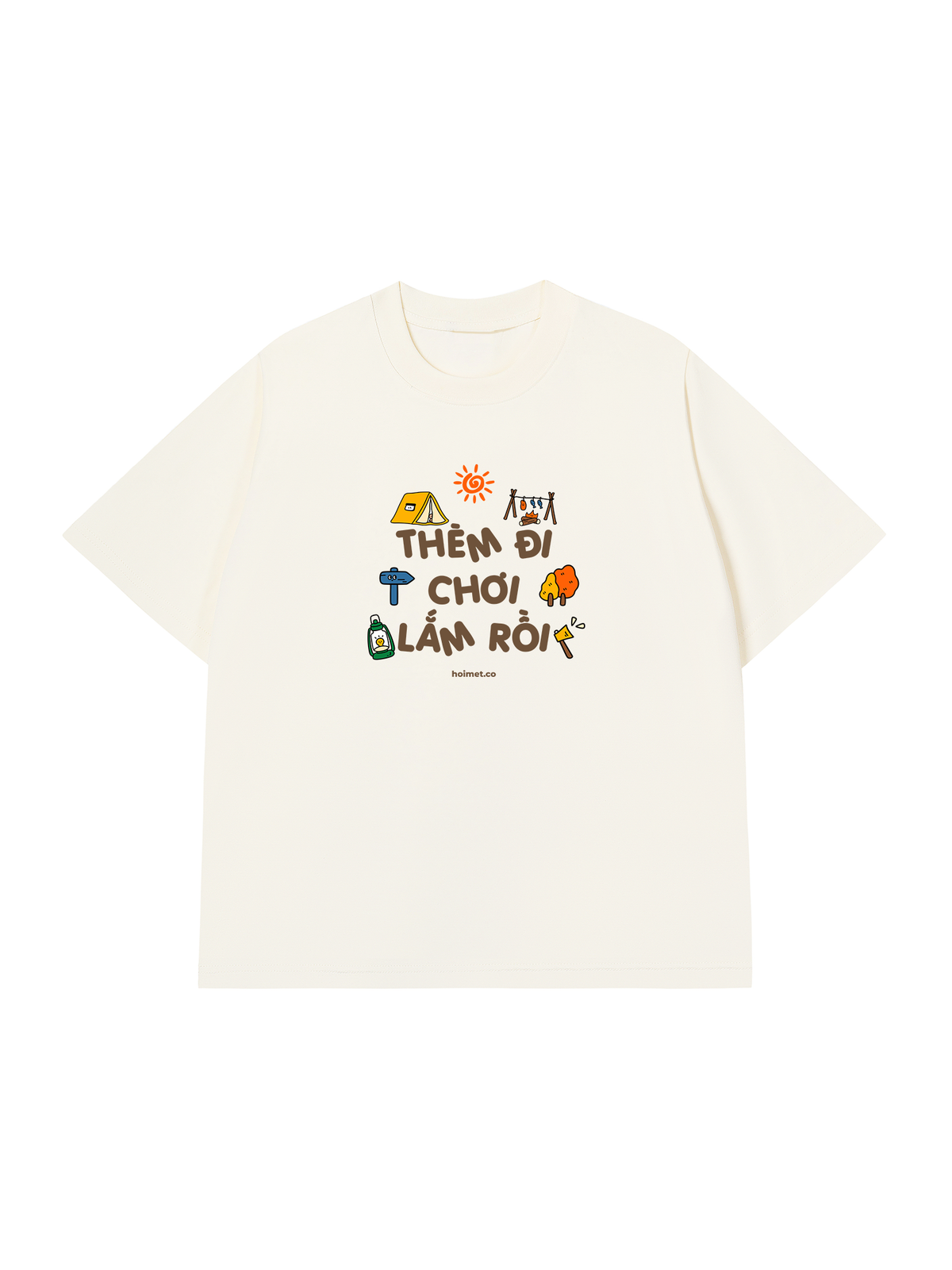 Áo Thun Relaxed Fit Đi Thèm Đi Chơi