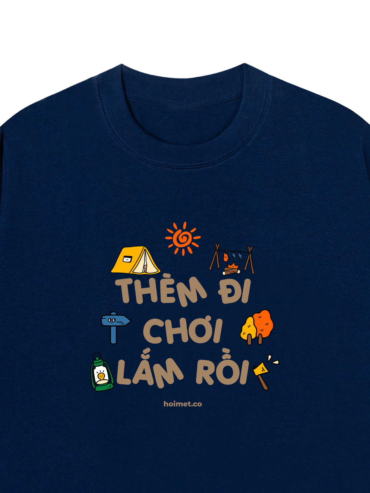 Áo Thun Relaxed Fit Đi Thèm Đi Chơi