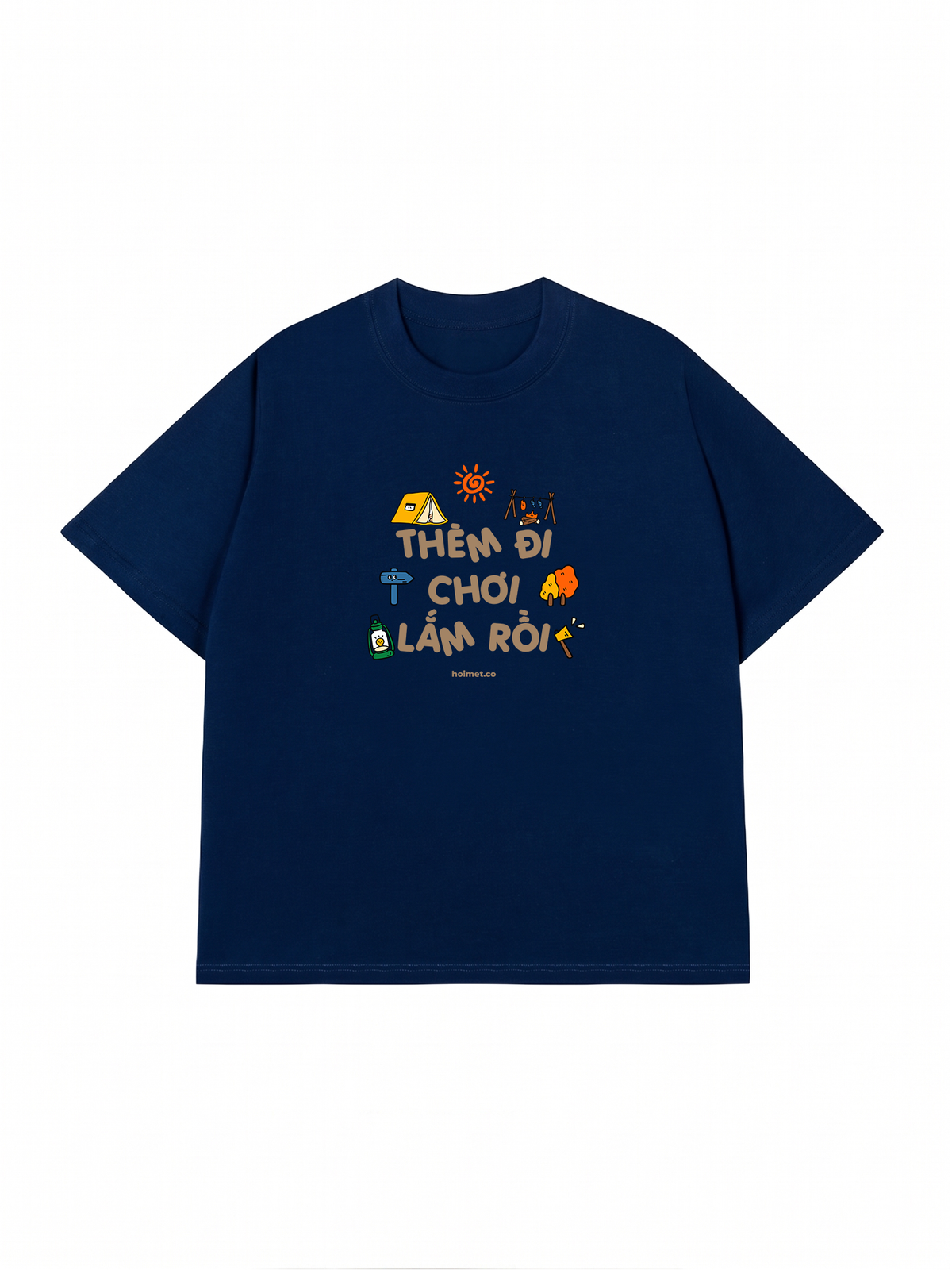 Áo Thun Relaxed Fit Đi Thèm Đi Chơi