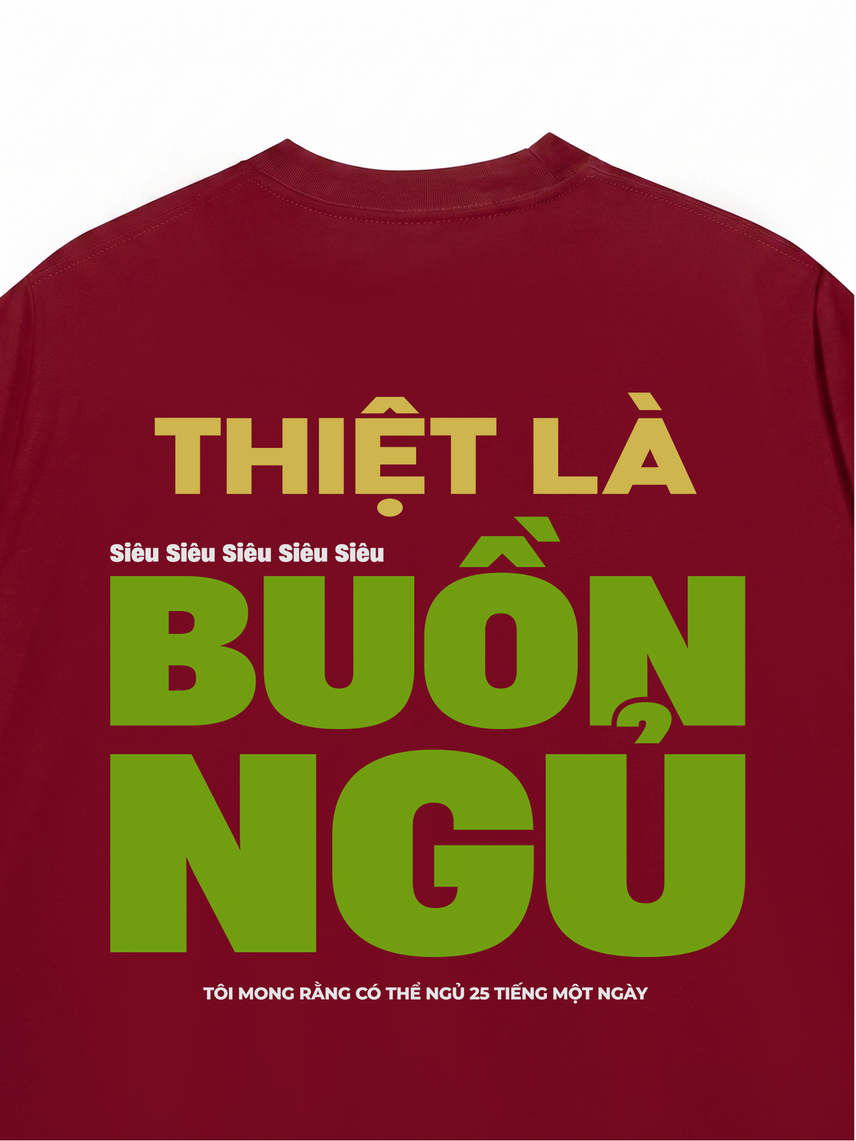 Áo Thun Relaxed Fit Thiệt Là Buồn Ngủ