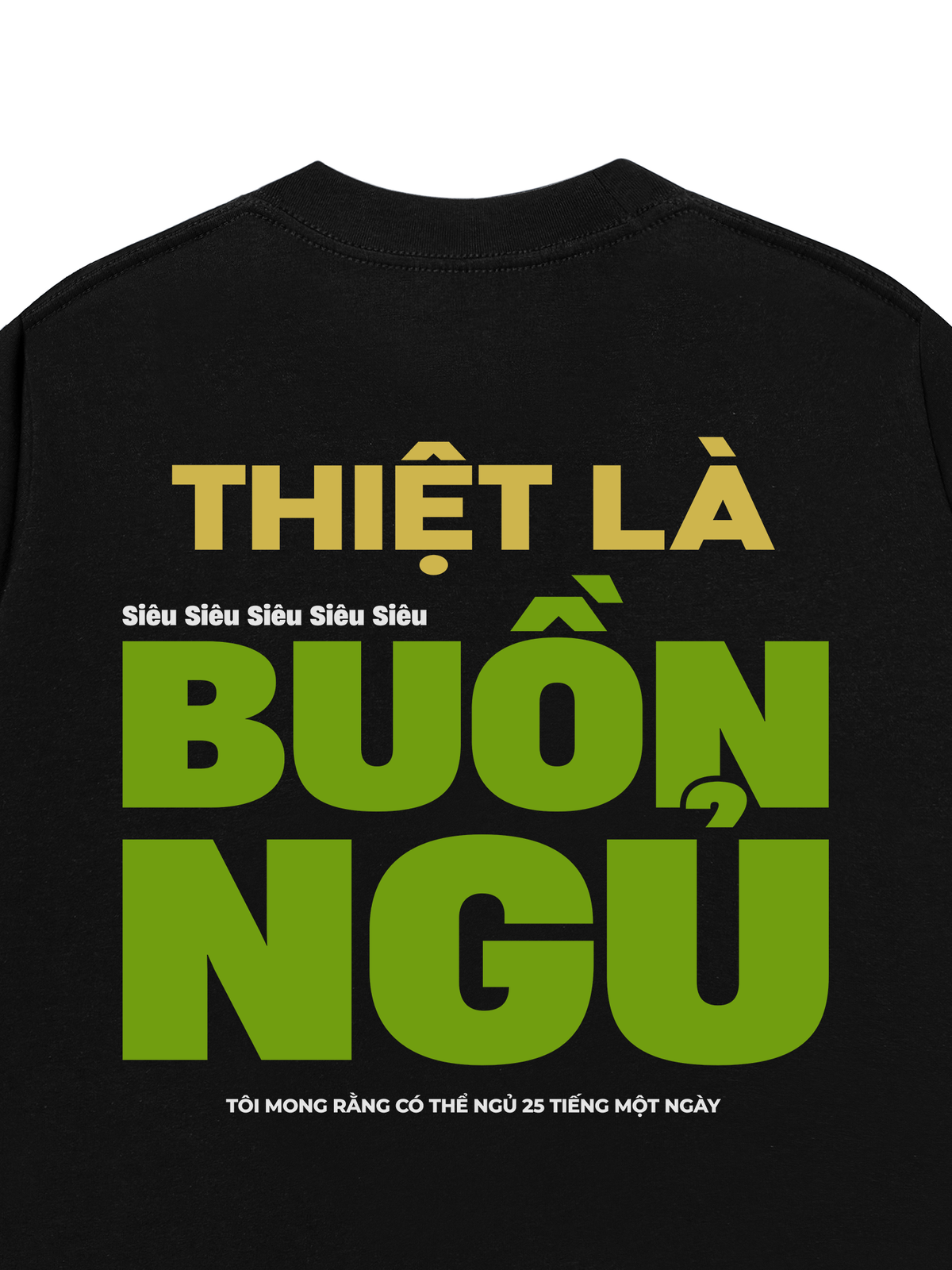 Áo Thun Relaxed Fit Thiệt Là Buồn Ngủ