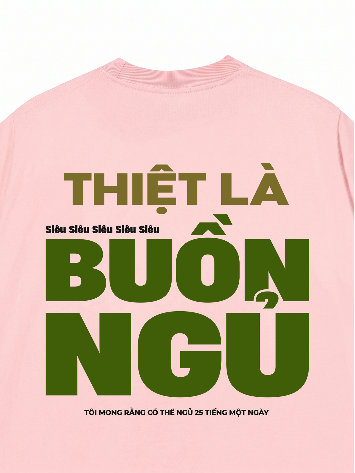 Áo Thun Relaxed Fit Thiệt Là Buồn Ngủ