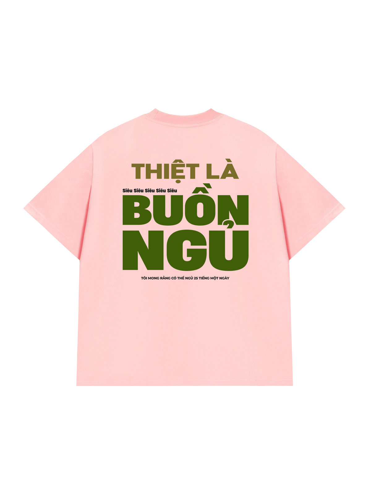 Áo Thun Relaxed Fit Thiệt Là Buồn Ngủ