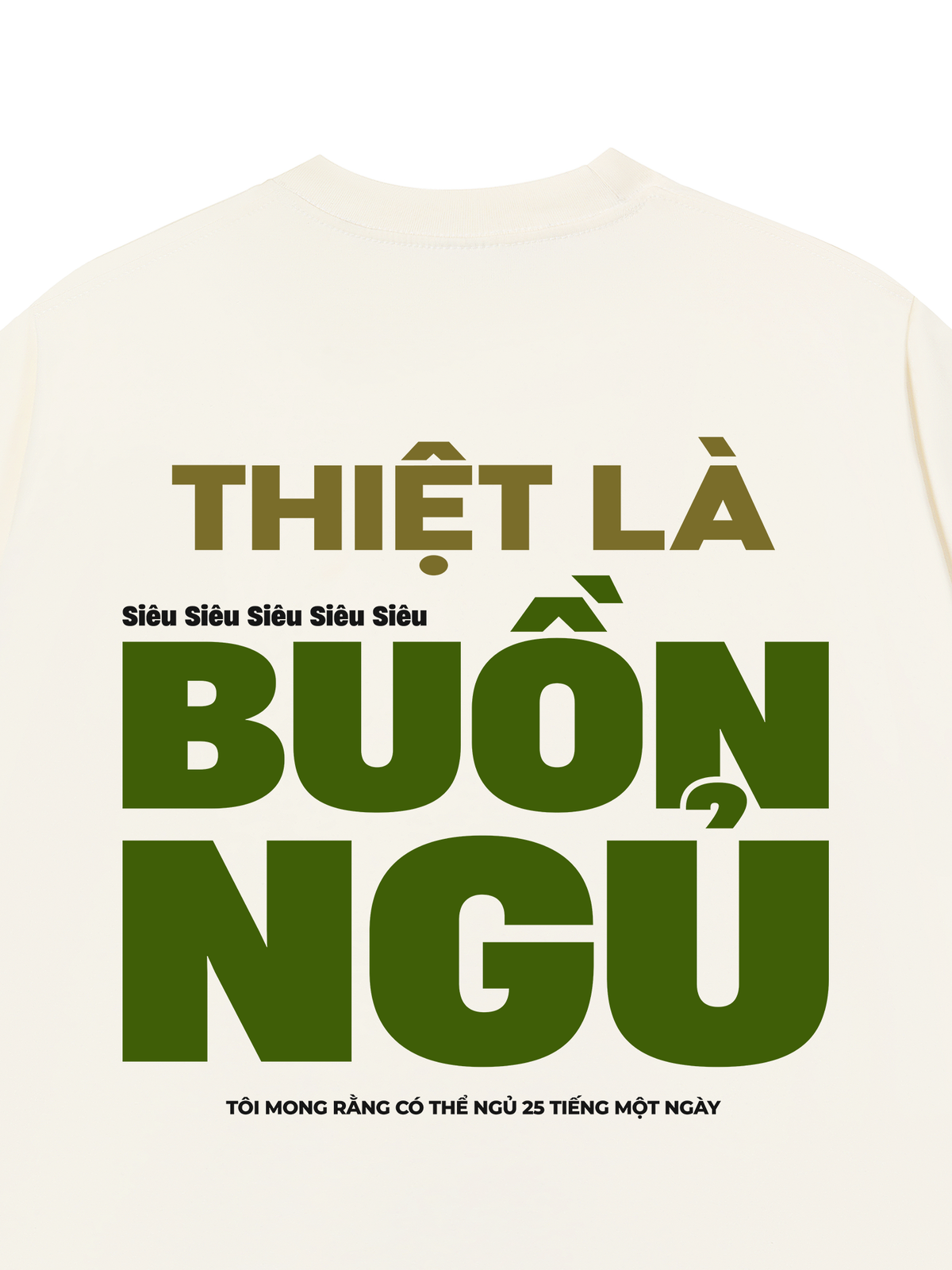 Áo Thun Relaxed Fit Thiệt Là Buồn Ngủ