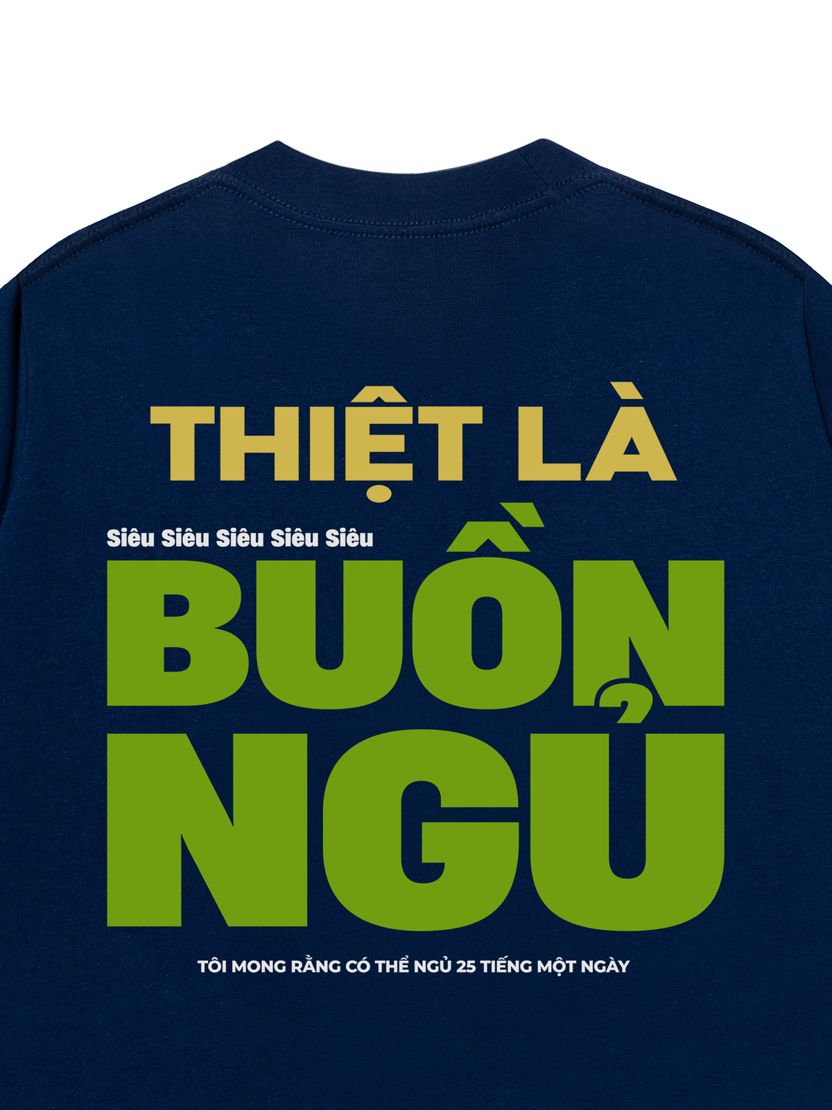 Áo Thun Relaxed Fit Thiệt Là Buồn Ngủ