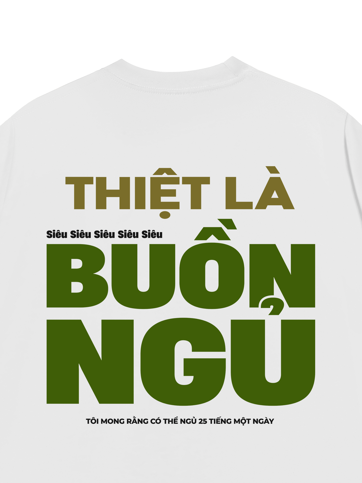 Áo Thun Relaxed Fit Thiệt Là Buồn Ngủ