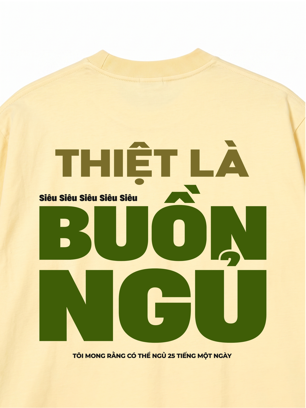 Áo Thun Relaxed Fit Thiệt Là Buồn Ngủ