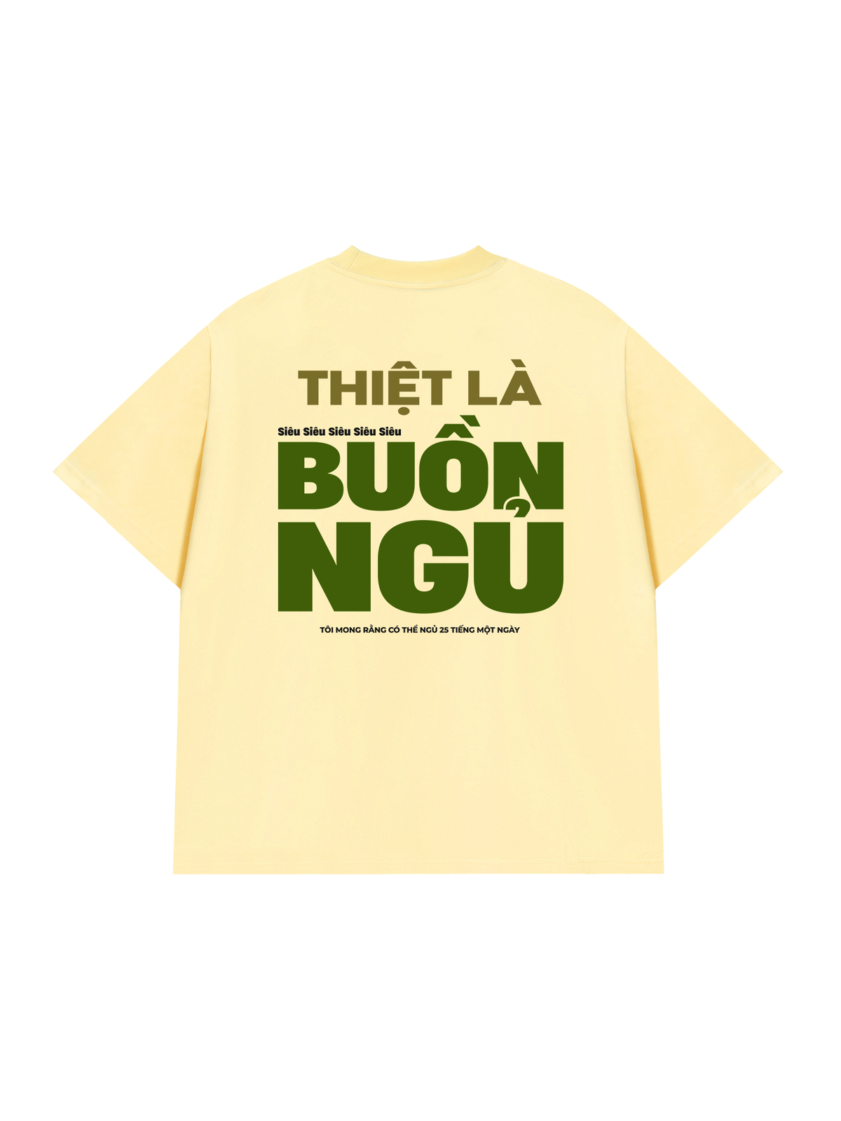Áo Thun Relaxed Fit Thiệt Là Buồn Ngủ