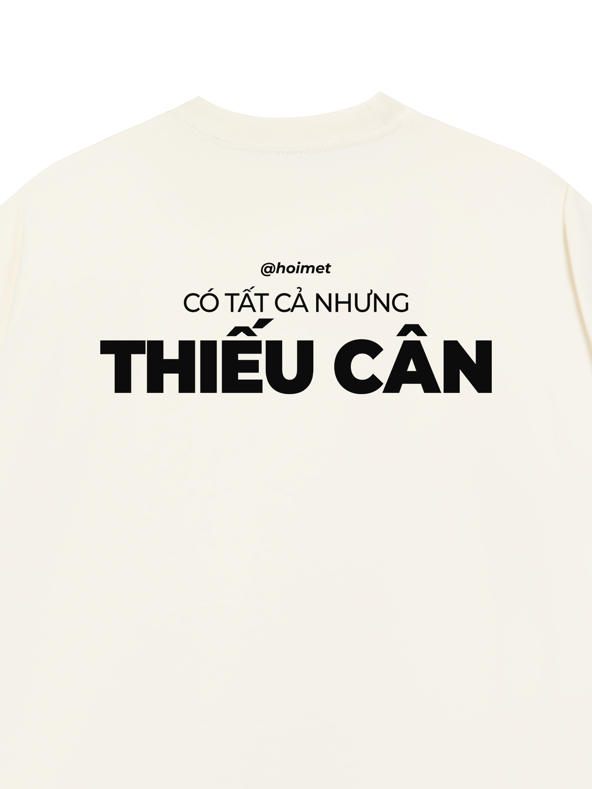 Áo Thun Relaxed Fit Thiếu Cân