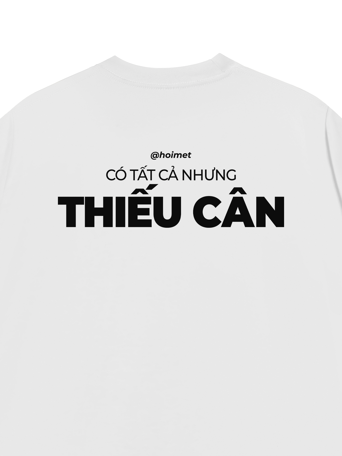 Áo Thun Relaxed Fit Thiếu Cân