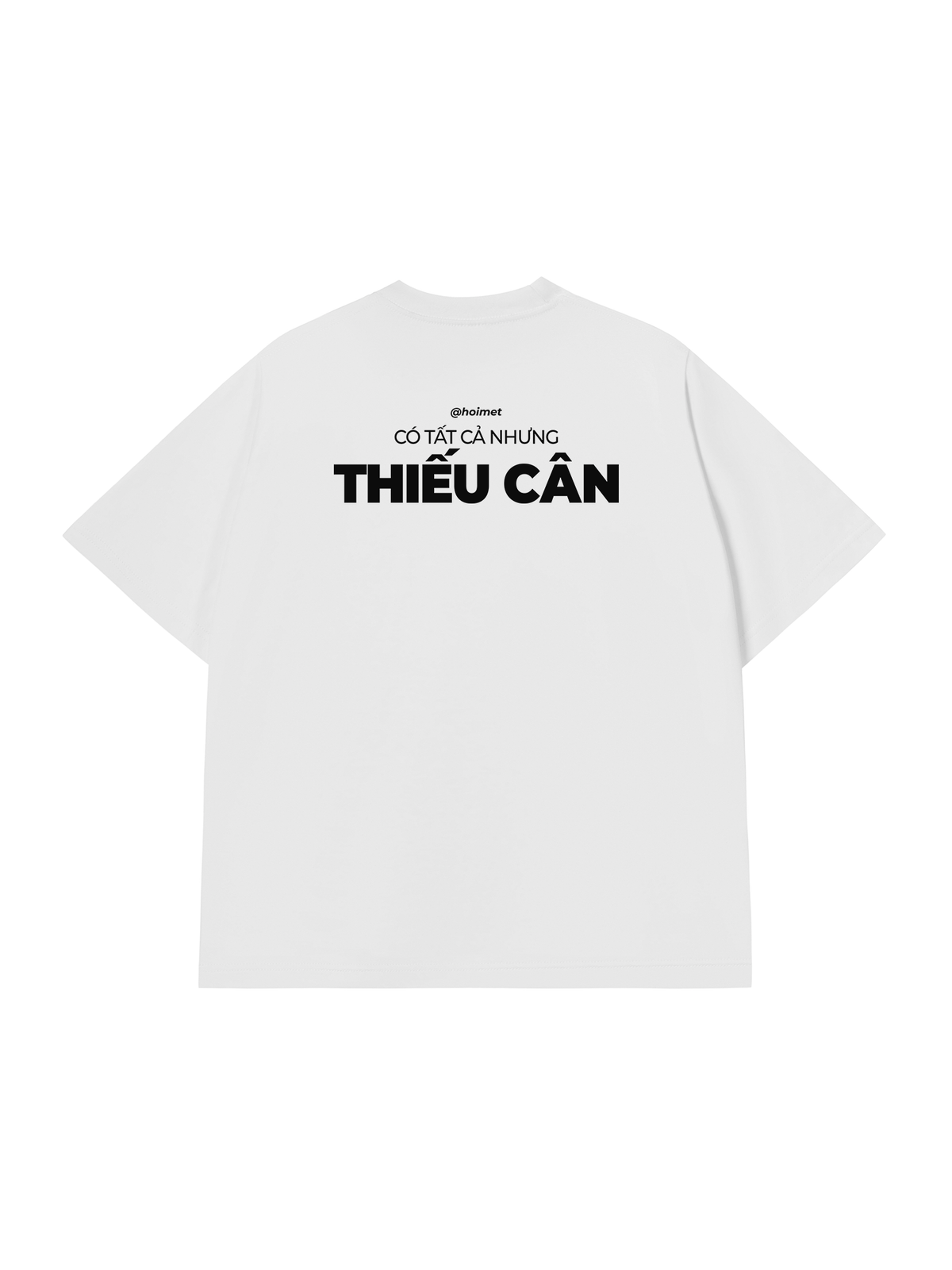 Áo Thun Relaxed Fit Thiếu Cân