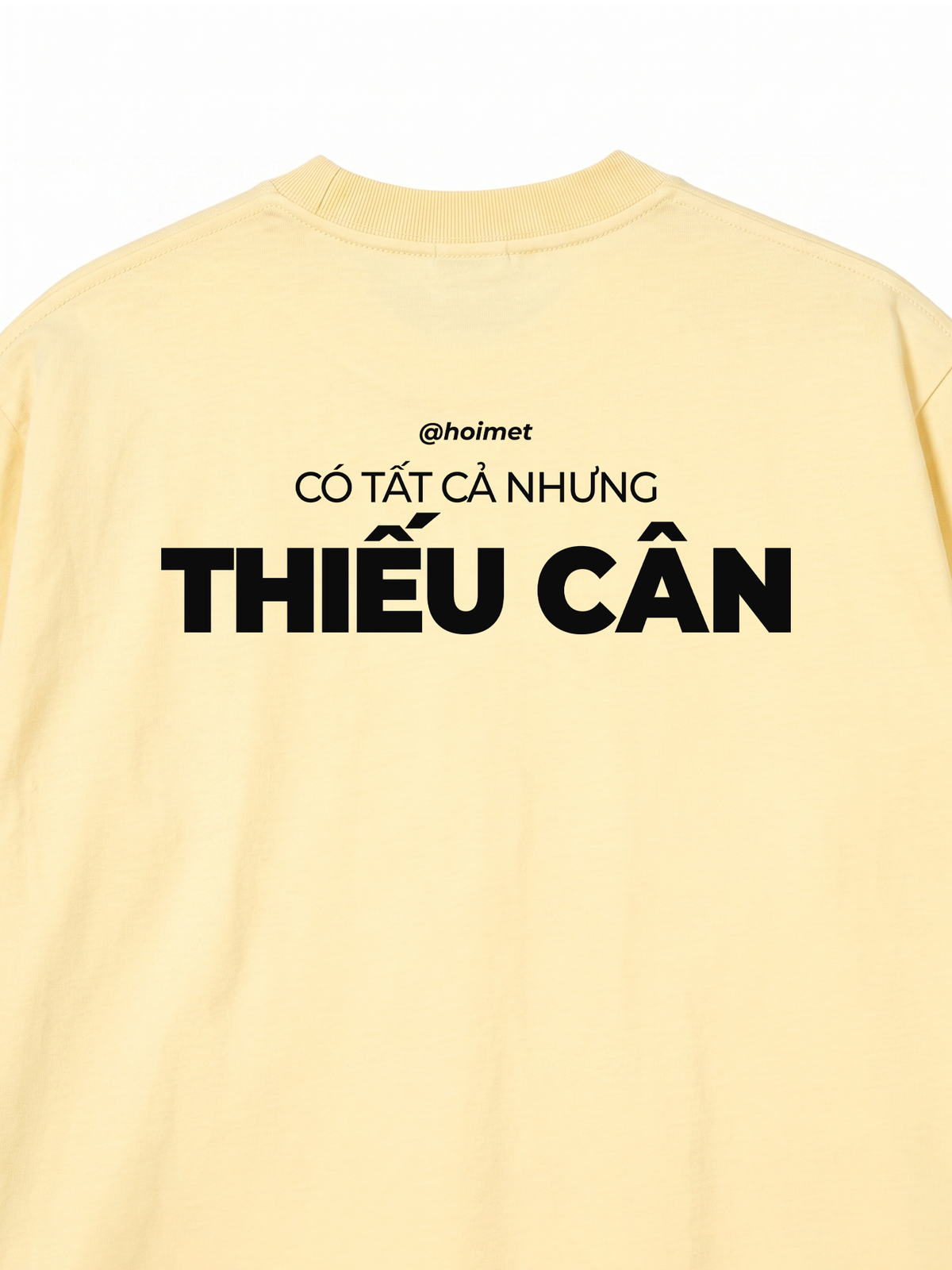 Áo Thun Relaxed Fit Thiếu Cân