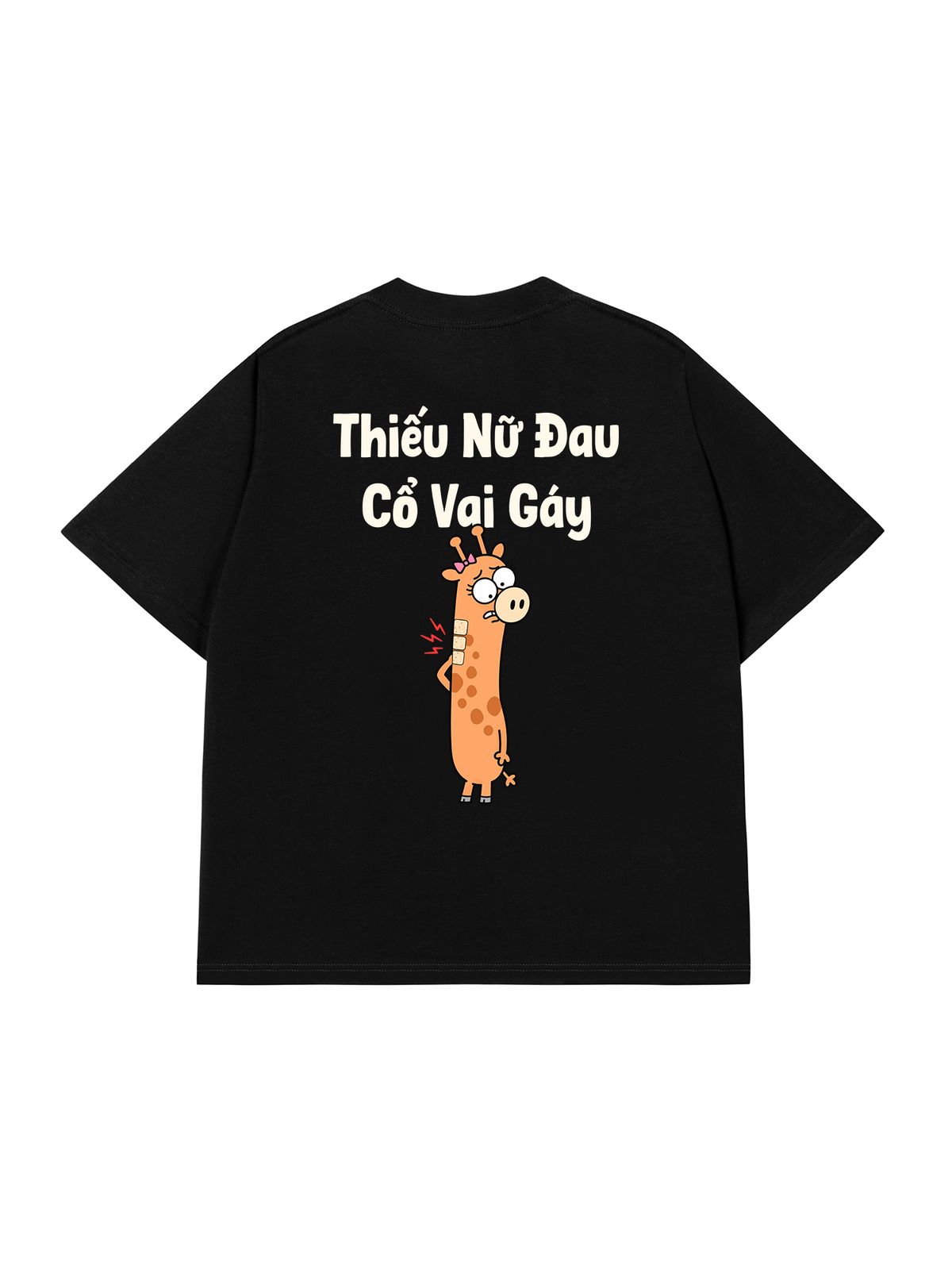 Áo Thun Relaxed Fit Thiếu Nữ Đau Cổ Vai Gáy