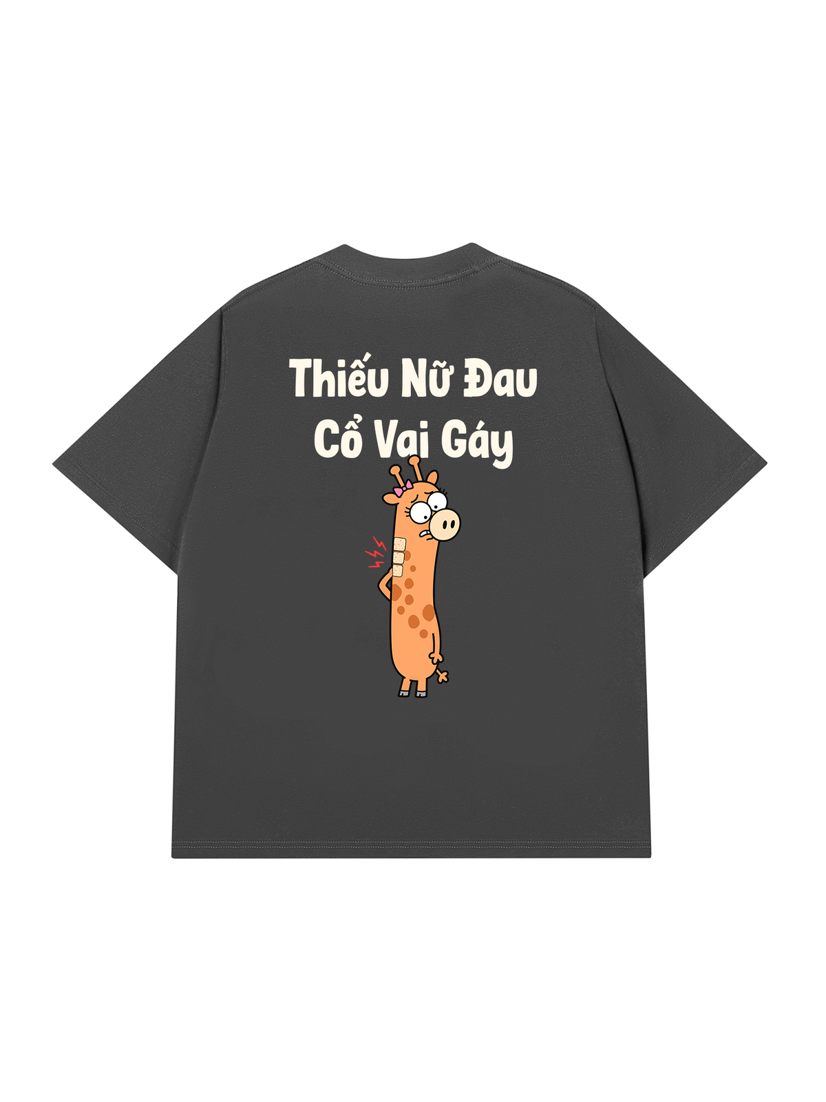 Áo Thun Relaxed Fit Thiếu Nữ Đau Cổ Vai Gáy