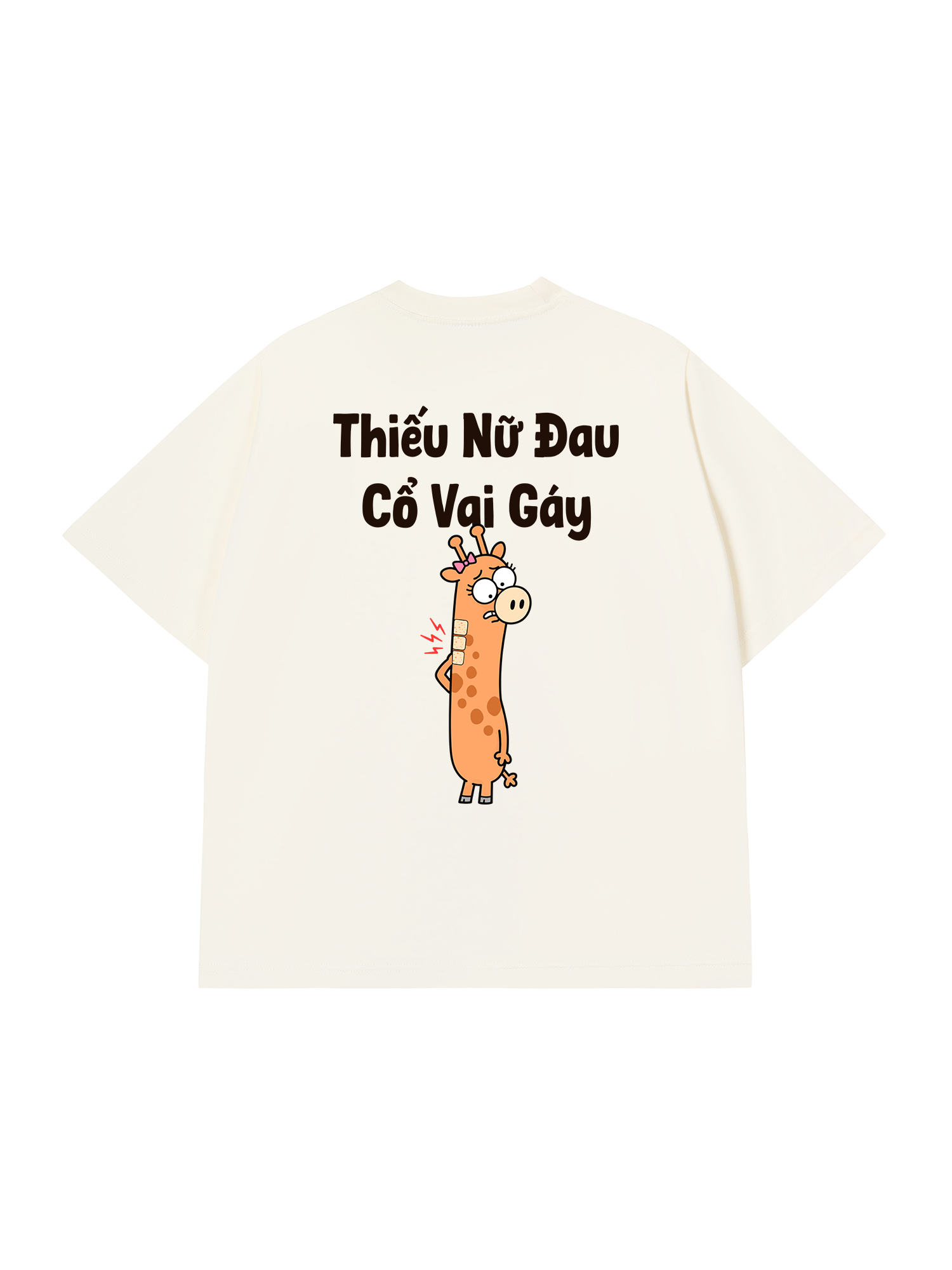 Áo Thun Relaxed Fit Thiếu Nữ Đau Cổ Vai Gáy