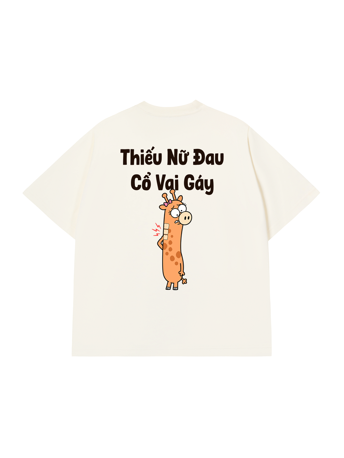Áo Thun Relaxed Fit Thiếu Nữ Đau Cổ Vai Gáy
