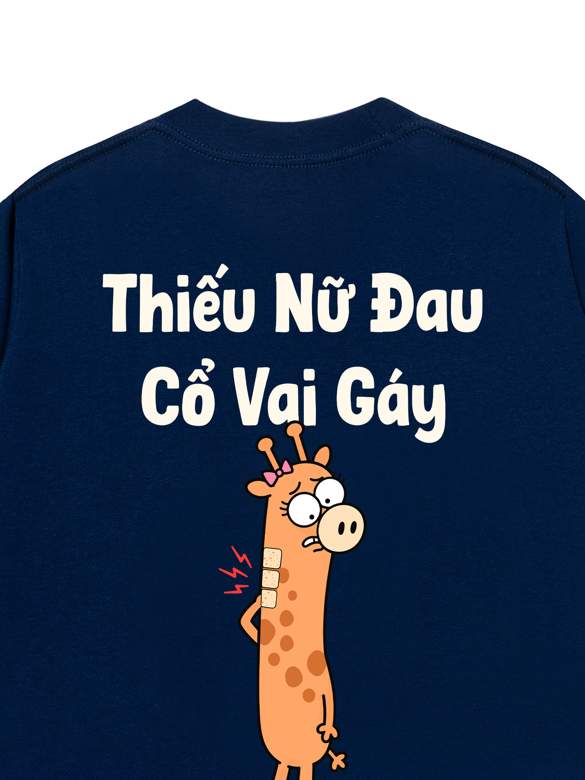 Áo Thun Relaxed Fit Thiếu Nữ Đau Cổ Vai Gáy