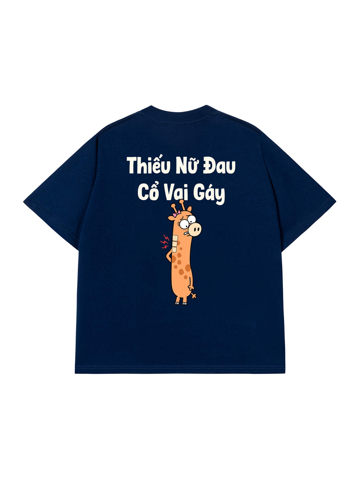 Áo Thun Relaxed Fit Thiếu Nữ Đau Cổ Vai Gáy