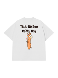 Áo Thun Relaxed Fit Thiếu Nữ Đau Cổ Vai Gáy