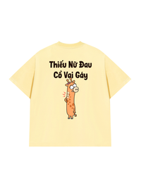 Áo Thun Relaxed Fit Thiếu Nữ Đau Cổ Vai Gáy