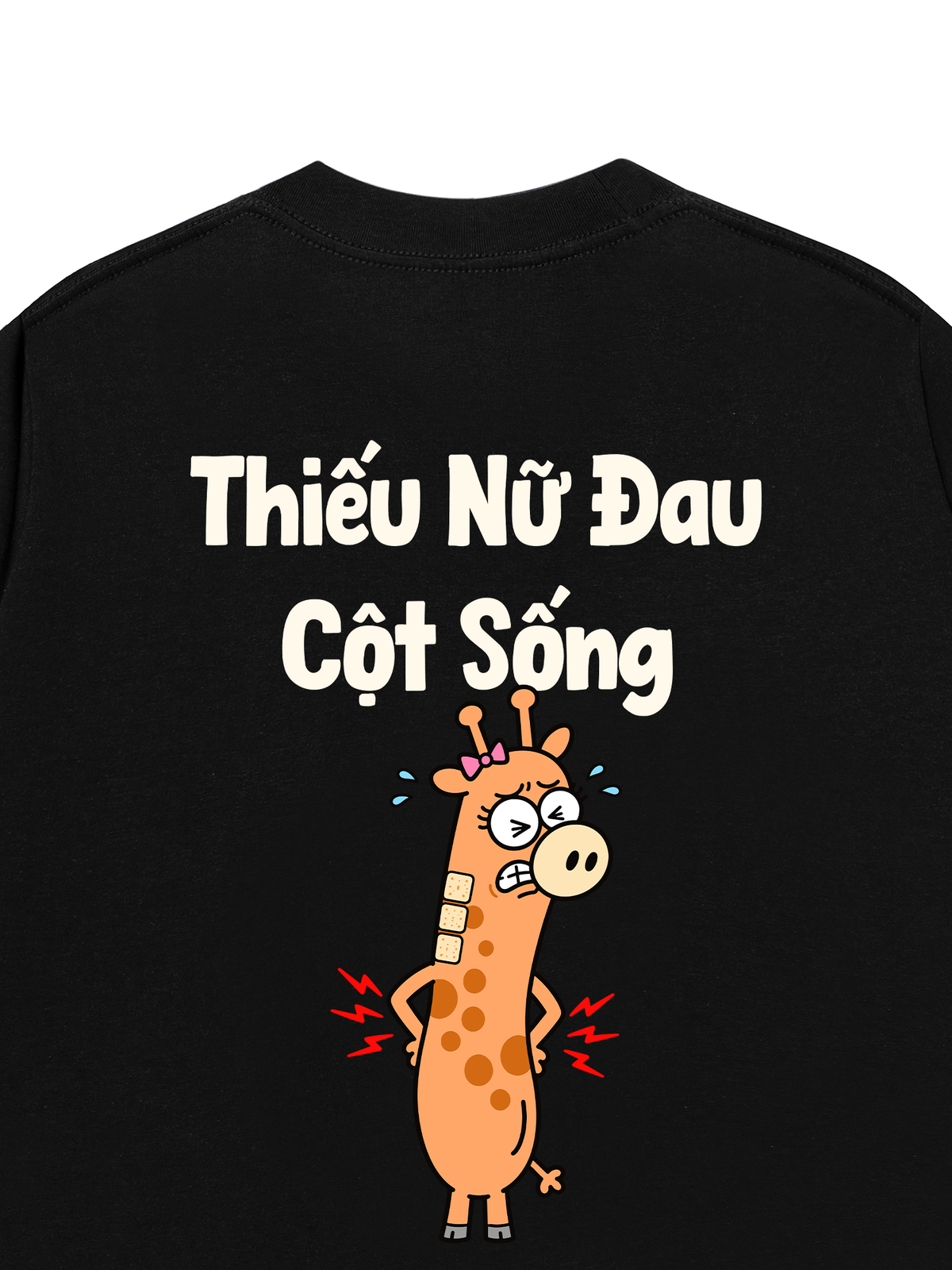 Áo Thun Relaxed Fit Thiếu Nữ Đau Cột Sống