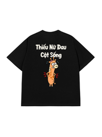 Áo Thun Relaxed Fit Thiếu Nữ Đau Cột Sống
